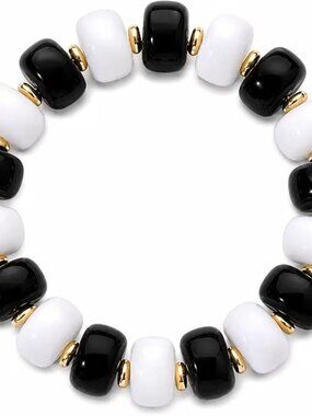 Boho Resin Chunky Stretch Beaded Bracelet
